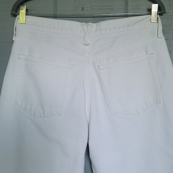 J. Crew Denim Slouchy Boyfriend White Jeans. Size 28 - Picture 5 of 11